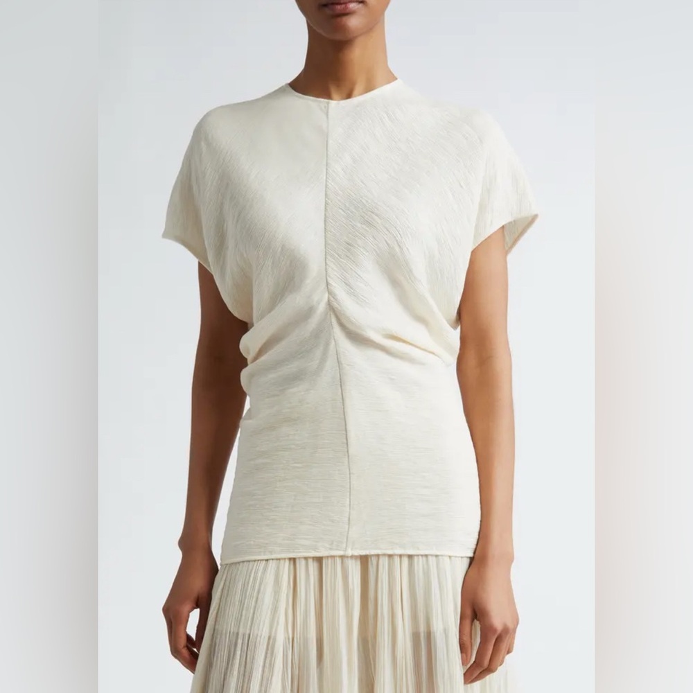 TOTEME NWT Slouch Waist Crinkled Top